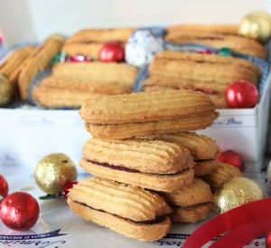 Valentine's Finger Cookie Gift Box