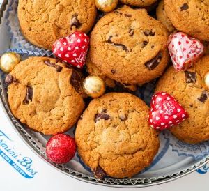 Chocolate Chip Cookie Tin for Your Valentine